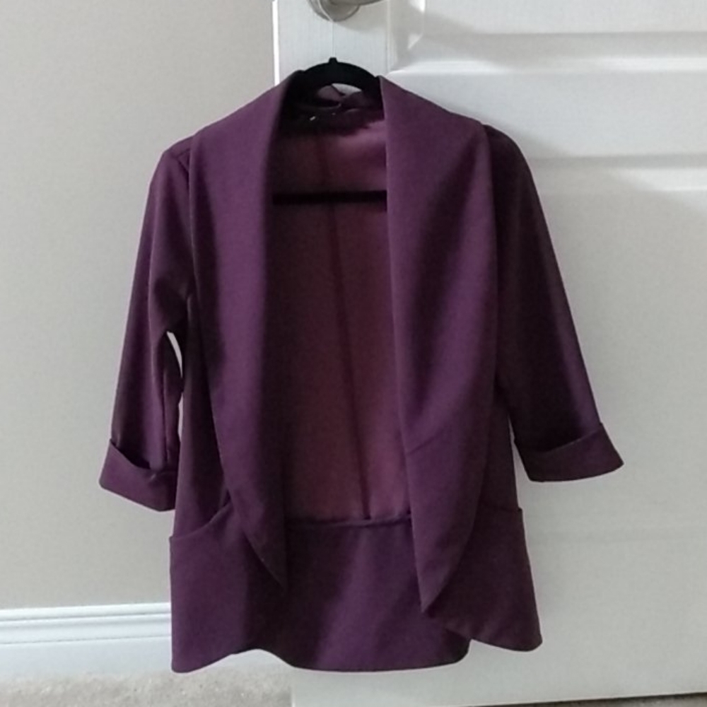 Purple blazer